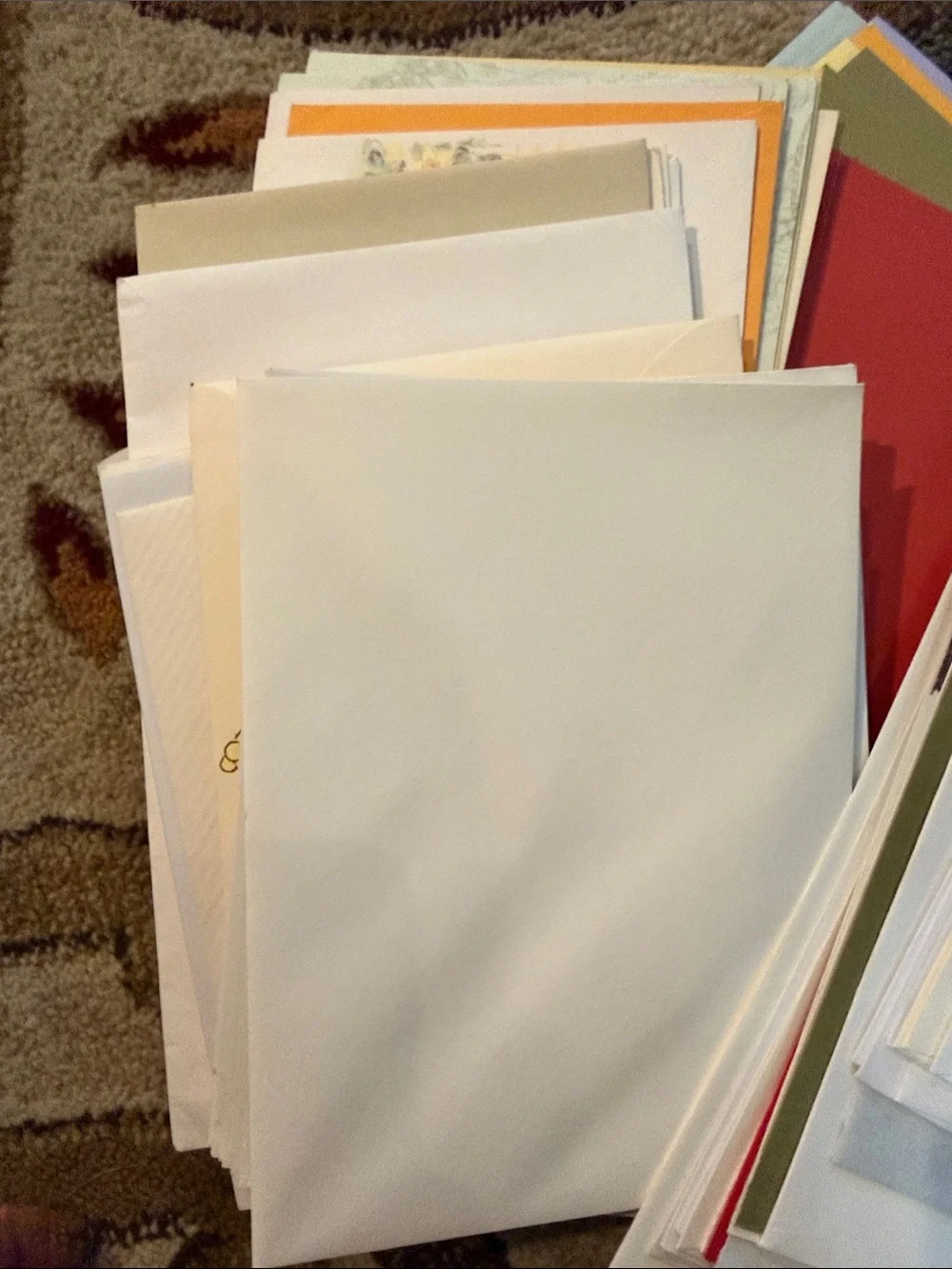 Assorted White and Neutral Envelopes and Stationery Pack